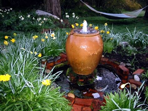 Make Beautiful Water Garden Terracotta Fountains For The Garden