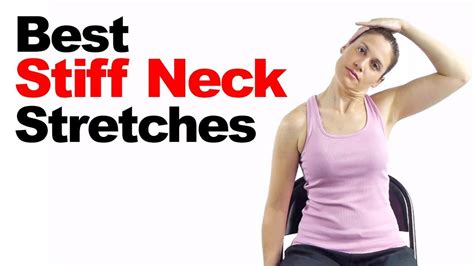 10 Best Stiff Neck Pain Relief Stretches Youtube Neck Pain Relief Neck Pain Relief