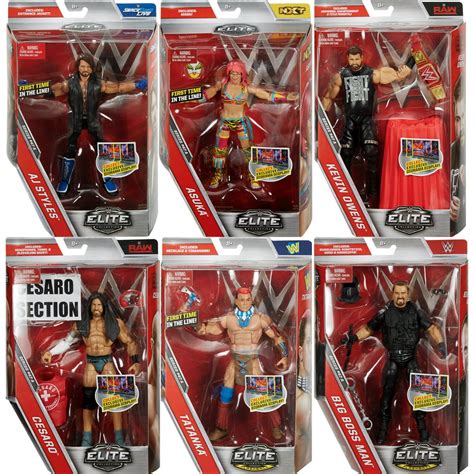 Wwe Elite 47 Complete Set Of 6 Toy Wrestling Action Figures Walmart