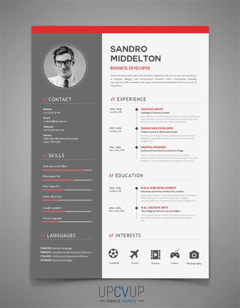 If you are looking for a simple or modern cv, it can be found. cv word moderne