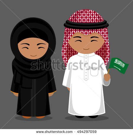Boy In Saudi Arabia Country National Clothes Wearing White Dress And