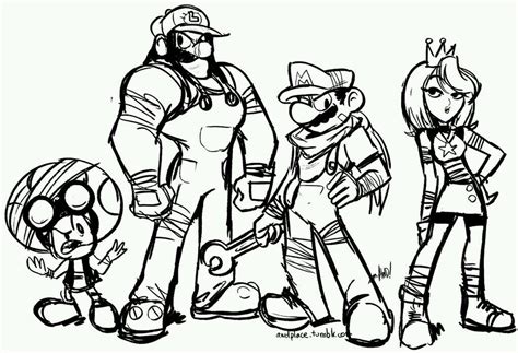 Mario Vs Sonic Pages Coloring Pages