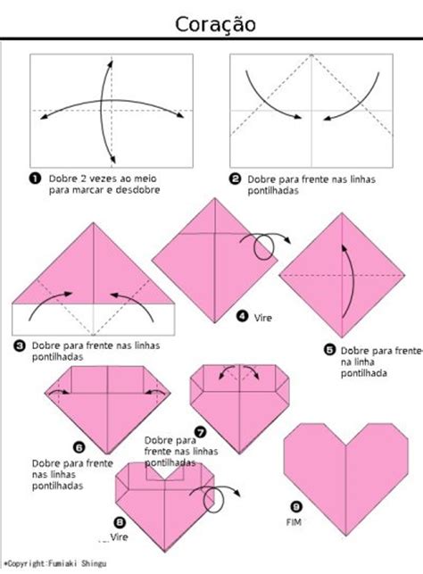 Cora O Feito De Origami Como Fazer Passo A Passo