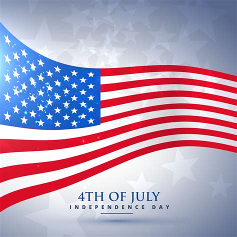 Download your free the united states flag here (vector files). american flag in wave style - Download Free Vector Art ...
