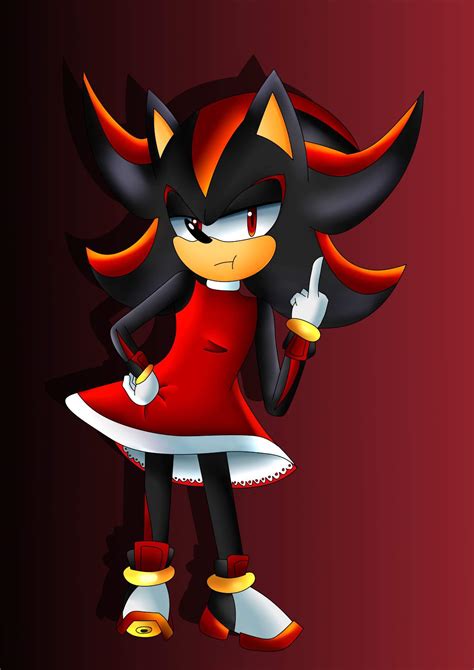 Shadow In Amys Dress Sonic The Hedgehog Amino