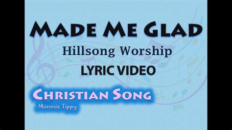 made me glad hillsong worship lyric video best of hillsong best christian song youtube