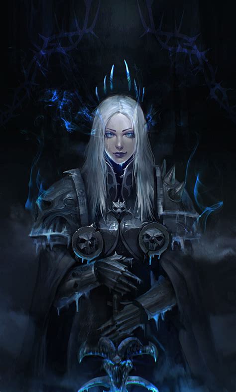 fan art lich king by jeaho hyun k r concept artist rpg character character portraits fantasy