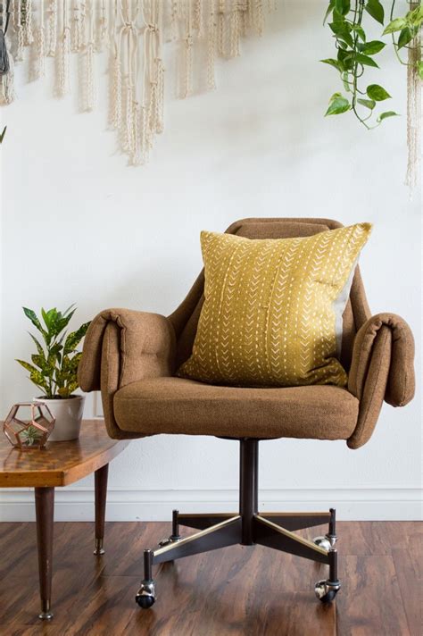 Just for your information, mustard armchair located in furniture category and this post was created on november. Mustard Mudcloth Pillow | Antique dining chairs, Modern ...