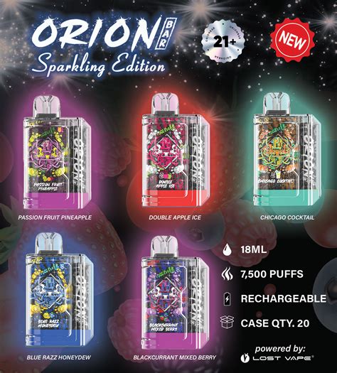 Orion Bar Sparkling Edition Ml Disposable Vape E Cigs