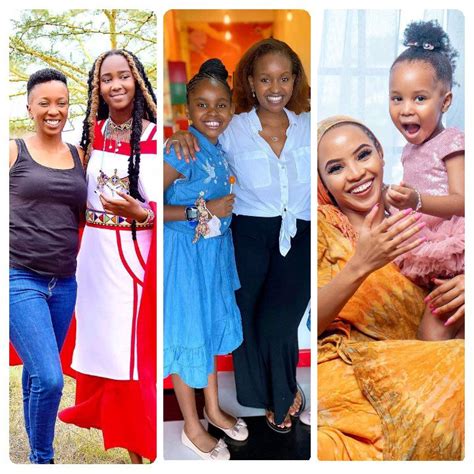 The 10 Kenyan Female Celebs With Their Adorable Look Alike Daughters