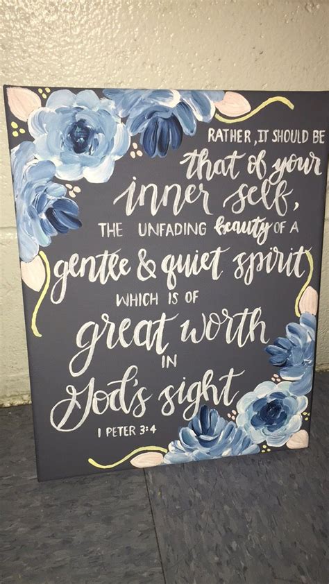 Just The Flowers Not The Saying Bible Verse Canvas Scripture