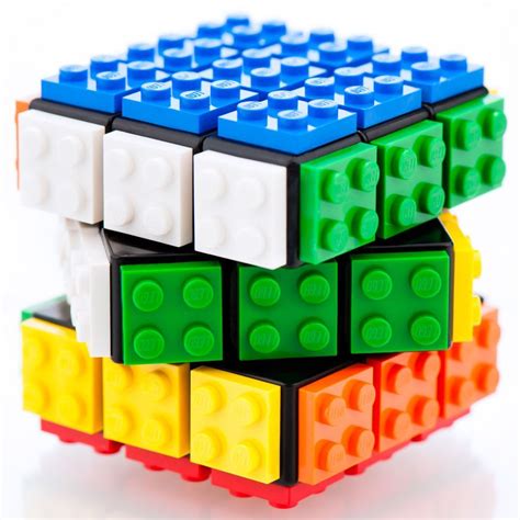 Lego Plated Puzzle Cube Iconic Retro Game Toy Cube Puzzle Cube Toys
