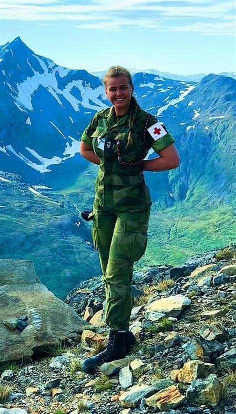 🇳🇴norwegian Female Soldier Female Soldier Military Women Military Girl
