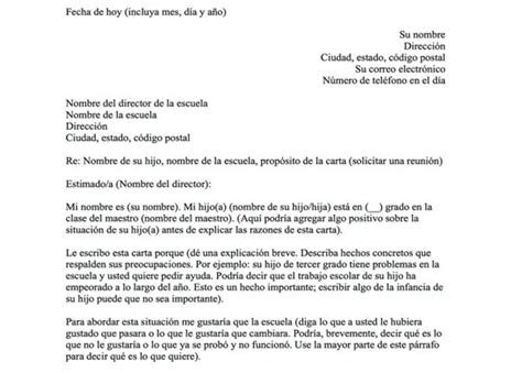 Modelo De Carta Para La Directora Del Colegio Vrogue Co