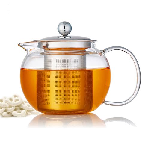 Borosilicate Glass Teapot Glass Teapot With Infuser Pyrex Glass Teapot Clear Glass T Teapot