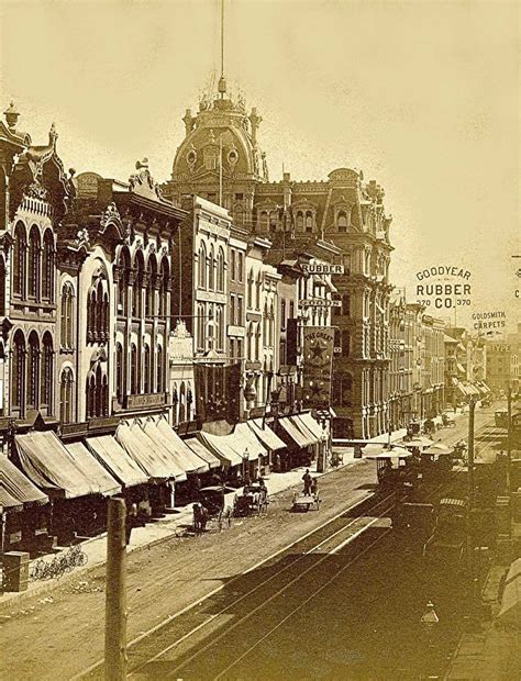 Yesterdays Milwaukee Water Street In 1880 Urban Milwaukee