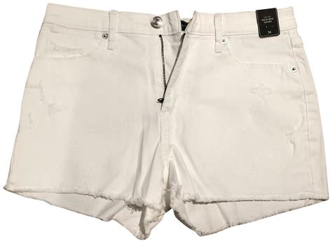 Abercrombie And Fitch White High Shorts Size 2 Xs 26 Tradesy