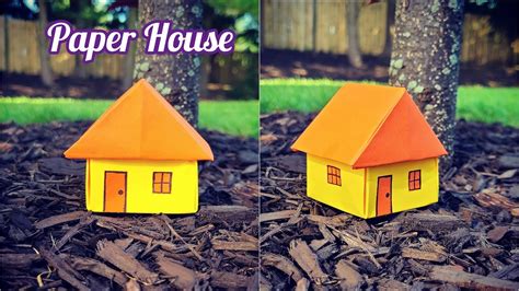 How To Make Easy Paper House For Kids Diy Miniature Paper House