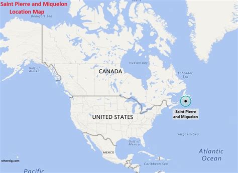 Where Is Saint Pierre And Miquelon Located