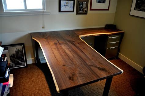 Wood Slab Desk A Timeless Piece For Any Room Desk Design Ideas
