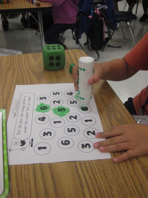 Kindergarten Smiles Counting Or Addition Dot Game Math Literacy Activities Math Center