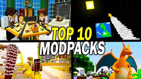 Top 10 Best Minecraft Modpacks To Play Now February 2022 Youtube