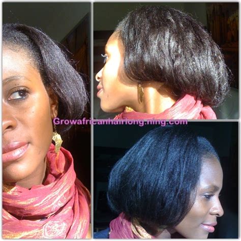 Hair Update At 12 Weeks Post Relaxer Grow African Hair Long Gahl