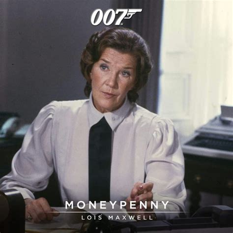 Lois Maxwell The Original And Iconic Moneypenny James Bond Movies