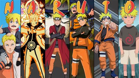 Naruto Evolution By Dinocojv On Deviantart Naruto Uzumaki Naruto