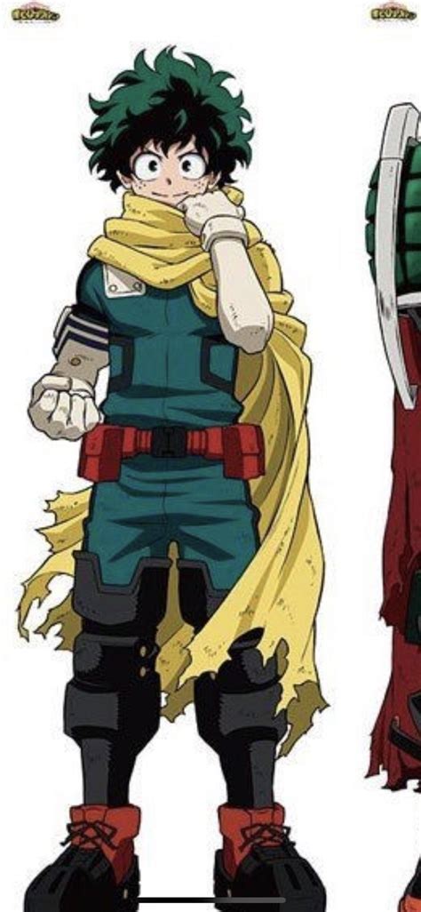 Official Art Of Deku With A Cape Do You Guys Think He Should Get A