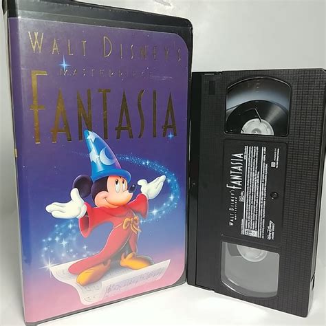 Fantasia Walt Disney Masterpiece Vhs Tape 1991 Very Clean And Original