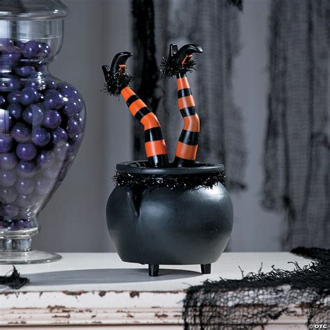 Tabletop Kicking Witch Legs Halloween Decoration Discontinued