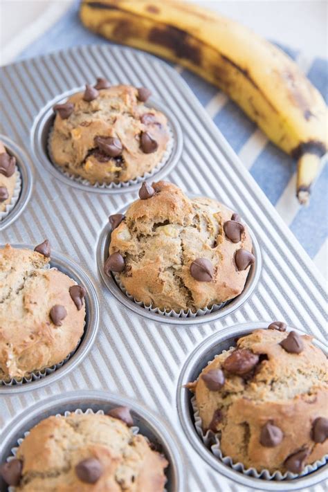 Gluten Free Chocolate Chip Banana Muffins The Roasted Root