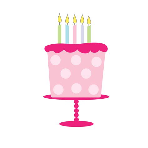 Free Birthday Cake Clipart For Craft Projects Websites