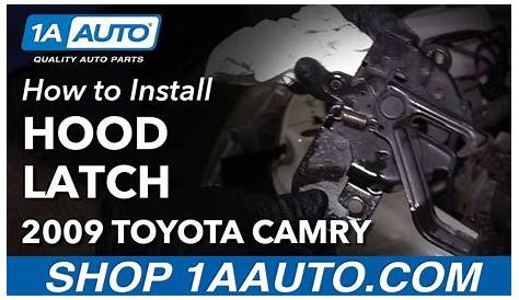How to Replace Hood Latch 06-11 Toyota Camry - YouTube | Toyota camry