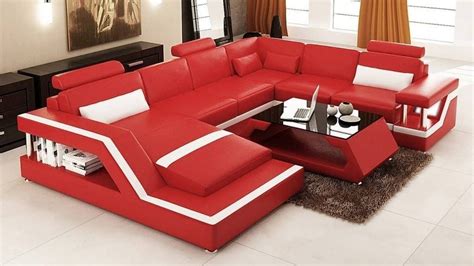 10 Best Red Leather Sectionals With Chaise