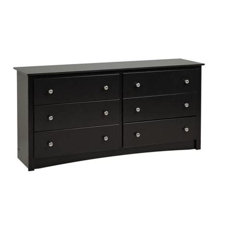 Opinii (yasen mishel (sonoma oak truffle/cedar northern) 0). Prepac Sonoma 6-Drawer Black Dresser BDC-6330-K in 2020 ...