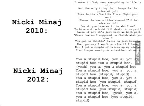 Nicki Minaj Transformation 9GAG