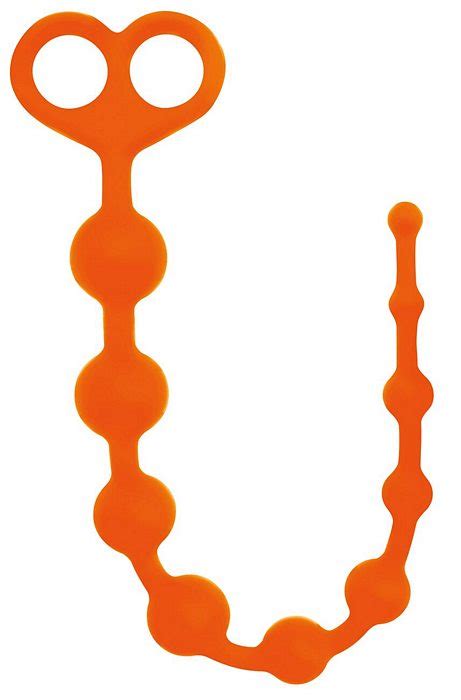 Rooster Perfect 10 Orange Anal Beads Kinky Fetish Store