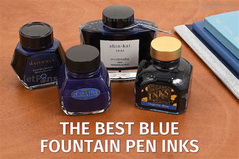 The Best Blue Fountain Pen Inks Jetpens