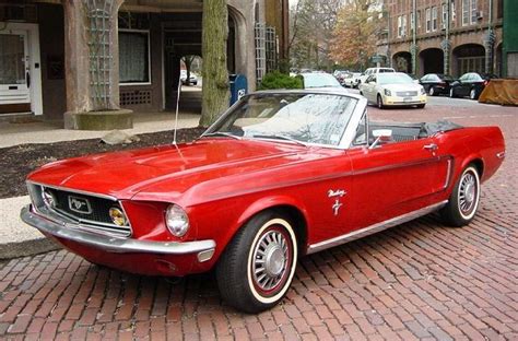 Candy Apple Red 1968 Ford Mustang Convertible