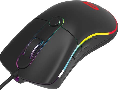 Best Buy Alpha Gaming Bandit Wired Optical Gaming Mouse Black 7064bb