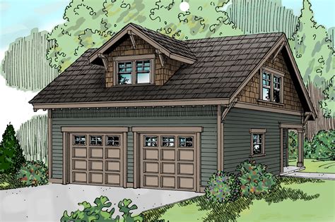 Our extensive one (1) floor house plan collection includes models ranging from 1 to 5 bedrooms in a multitude of architectural styles such as. Craftsman House Plans - Garage w/Studio 20-007 ...