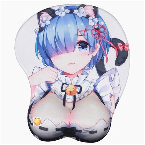 Fashion Wrist Rest Mousepad Otaku Birthday T Rem Relife In A Different World From Zero Mouse