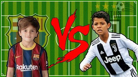 Thiago Messi Vs Ronaldo Jr 🔥🔥 Youtube