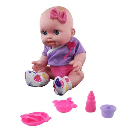 Super Cute Adorable Baby Doll Toy With Cool Accessories Soft Rubber
