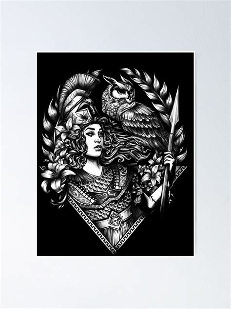 Athena Poster For Sale By Dariksmithart Redbubble