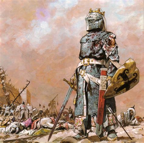Pierre Joubert Héraldique Knight Art Crusader Knight Medieval Knight