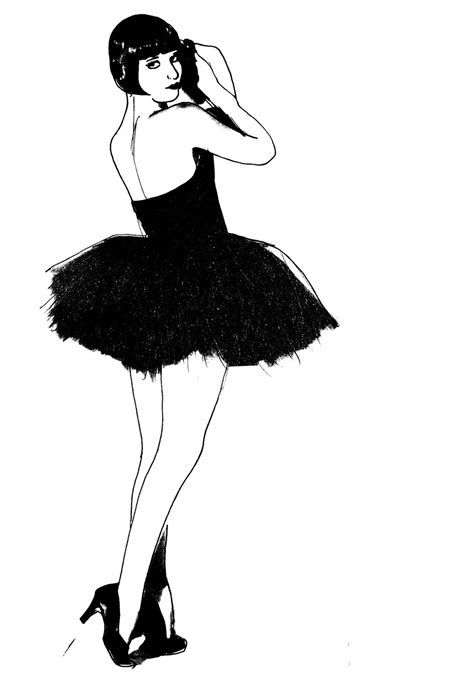 Flapper Girl Drawing Free Download On Clipartmag