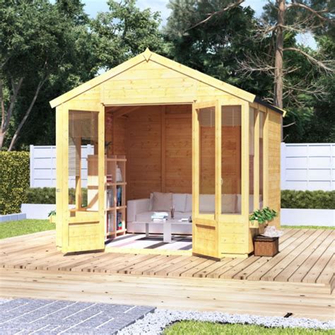 Buy Holly Tongue And Groove Apex Summerhouse 8x8 Tandg Apex Summerhouse